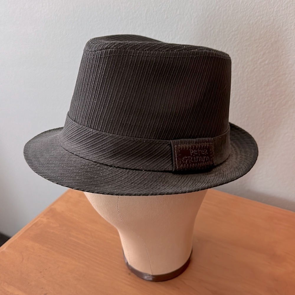 Peter Grimm Charcoal Fedora Hat